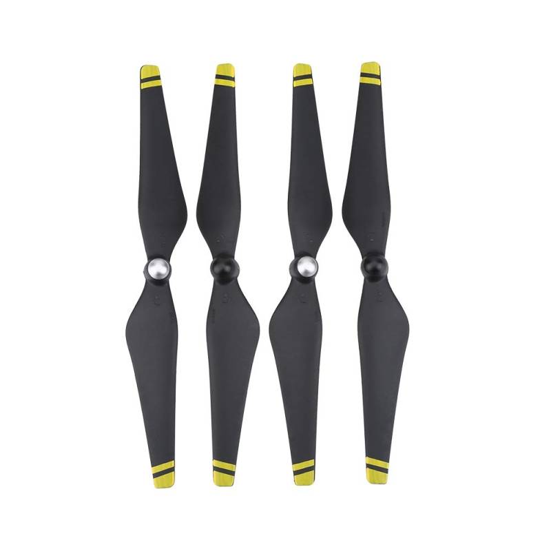 Drone Quadcopter Propeller, 2 Paar Propeller für Phantom 3 Drone Quadcopter Zubehör, langlebige selbstspannende Propeller, 9,4 * 1,2 * 0,6 Zoll(Gelber Rand) von Aramox