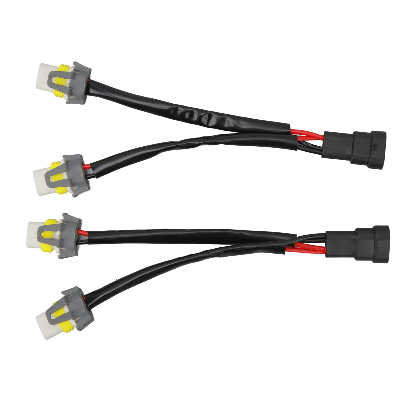 2 Stück 9005 9006 Stecker auf H8 H9 H11 Buchse Scheinwerfer-Kabelbaum – Plug-and-Play-kompatibel mit LKW- und Pickup-LED-Leuchten. von Aramox