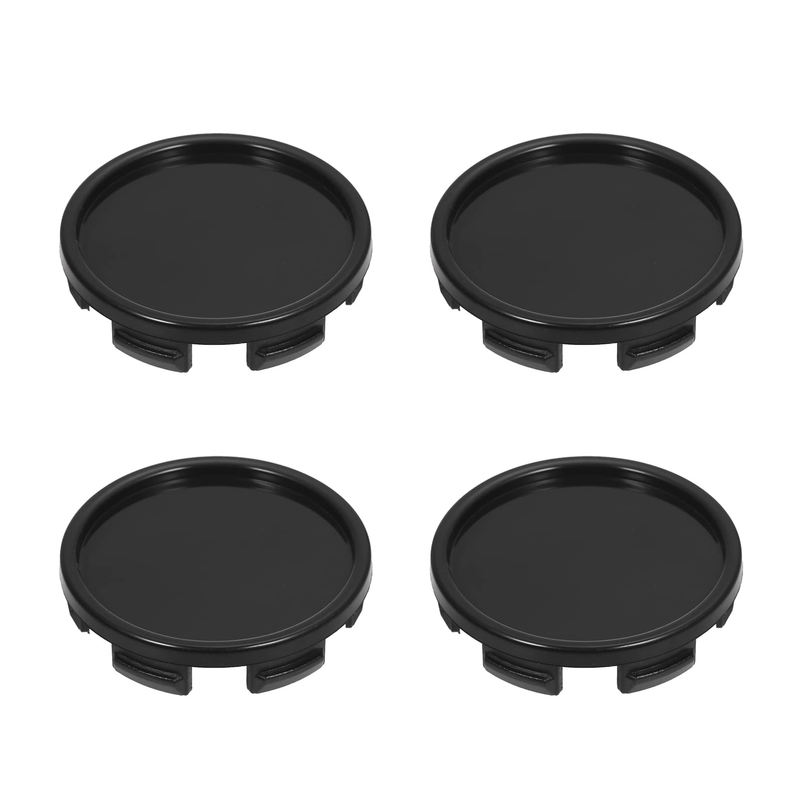 4pcs 55 Mm Autoradmitte -Kappen, Universal Wheel Hub Caps Abs Plastik -Hub -Kappenabdeckung für Vordere oder Hintere Radnaben (Black) von Aramox