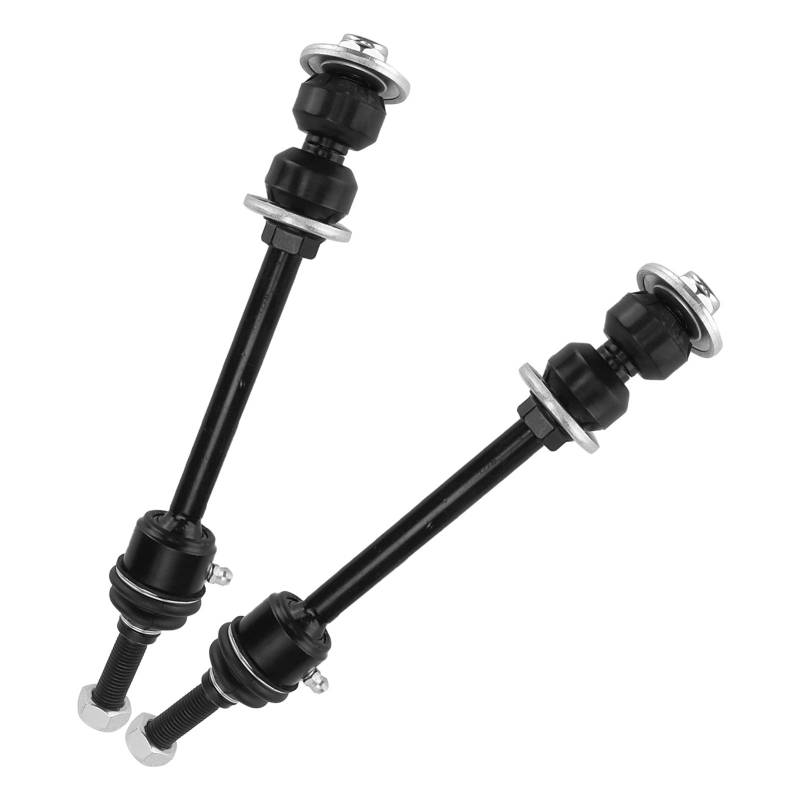 Aramox 2Pcs Front Stabilisator Endlinks, K80894 Schwarz Anti-Roll Stabilisator Link Ersatz für 1500 5LUG 4WD 2006-2017 Querlenker Vorne Endglieder von Aramox