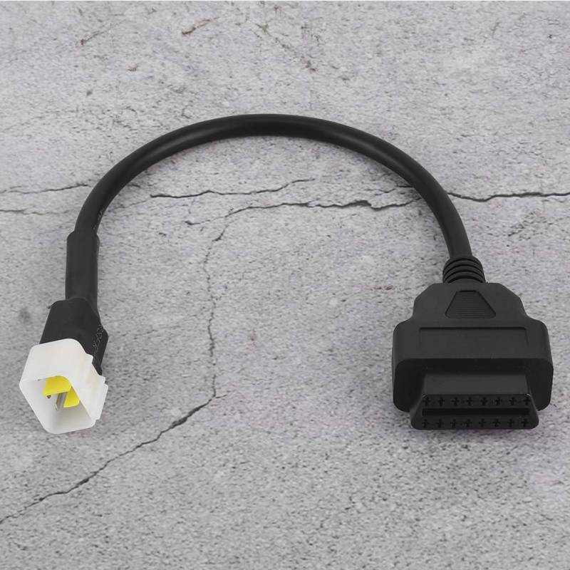 Aramox 6 Pin to OBD2 16 Pin Adaptor Cable - Motorcycle Fault Detection Connector - Fits for Sinnis von Aramox