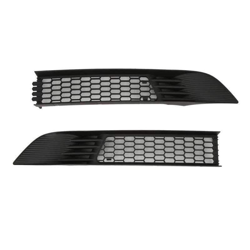 Aramox Air Inlet Vent Grille Cover, 2PCS Front Grill Mesh Bright Black Bumper Vent Grille Replacement for Tesla Model Y 2020-2023 von Aramox