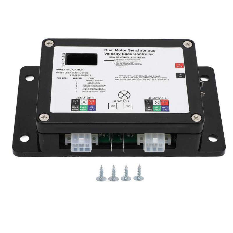 Aramox Dual Motor Slide Controller 13398-do, OE 13398-C2, 13398-C2 für Lippert in der Wandrutsche auf RV, V-Sync II, Einfache Installation, Langlebige Dauer von Aramox