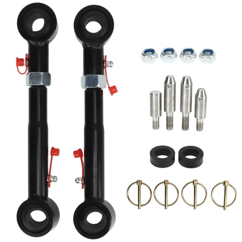 Aramox Front Sway Bar Links Disconnects, Front Sway Bar Disconnects Edelstahl für 2,5 Bis 6,0 Zoll Hebebühnen Ersatz für Wrangler JK JKS von Aramox