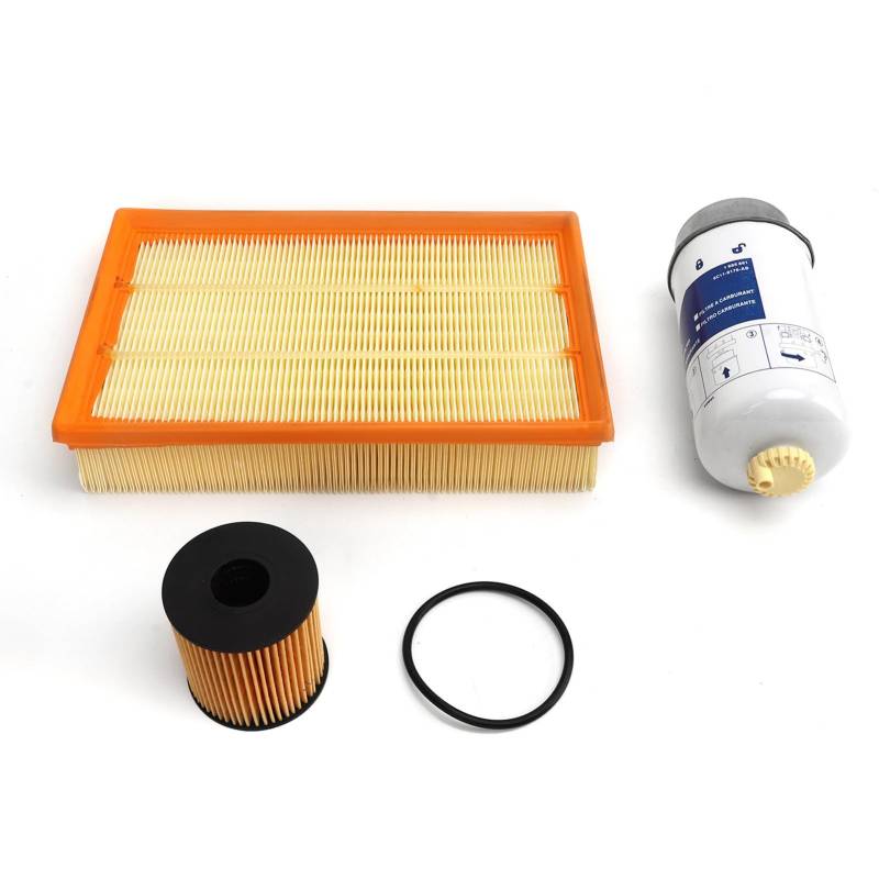 Aramox Kraftstofffilter-Kit, Öl-Luft-Kraftstofffilter-Kit 1685861 Bessere Filtration Hocheffizienter Robuster Ersatz für TRANSIT MK7 2.4 RWD TDCi ab 2006 von Aramox