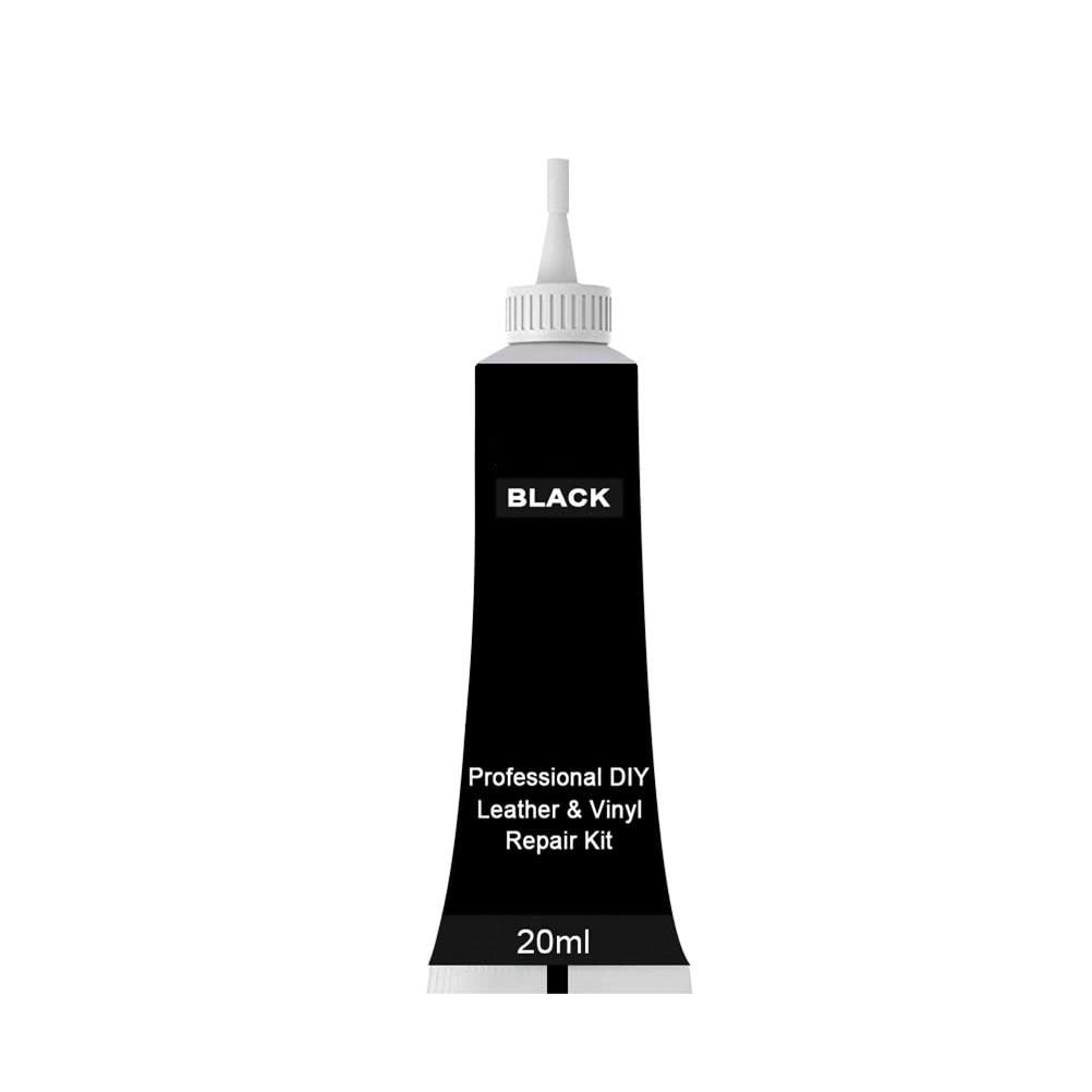 Aramox Lederreparaturcreme, Vollständiger Schutz für die Lederoberfläche, Schnelle Aufarbeitung ohne Spuren, 20 Ml, für Autositze, Möbel und Mehr (Black) von Aramox