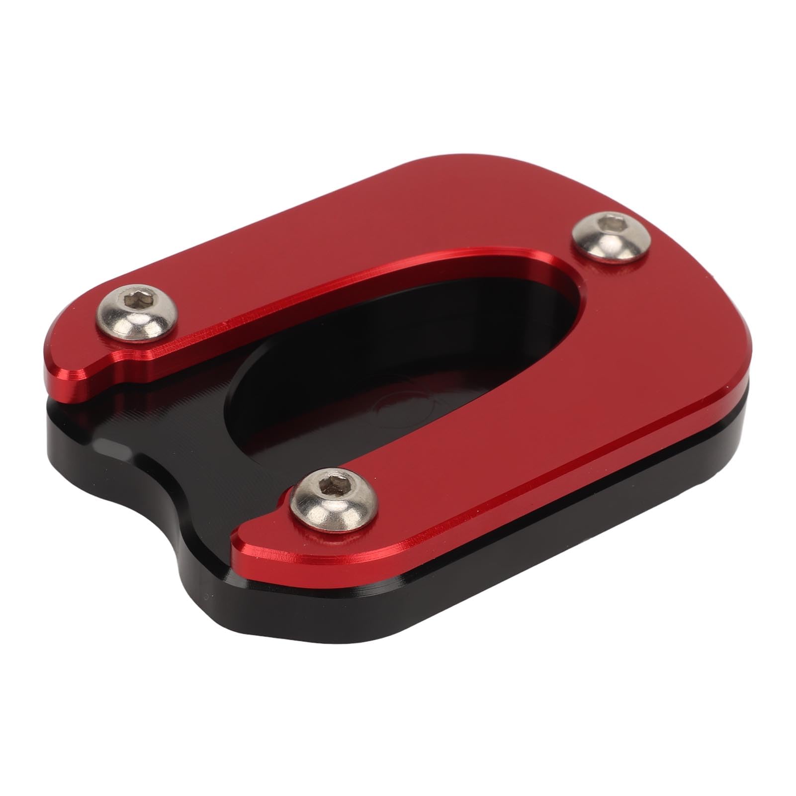 Motorrad Kickstand Pad Aluminiumlegierung Fußstütze Ersatz Enfield Meteor 350 2021-2023 (Rot) von Aramox