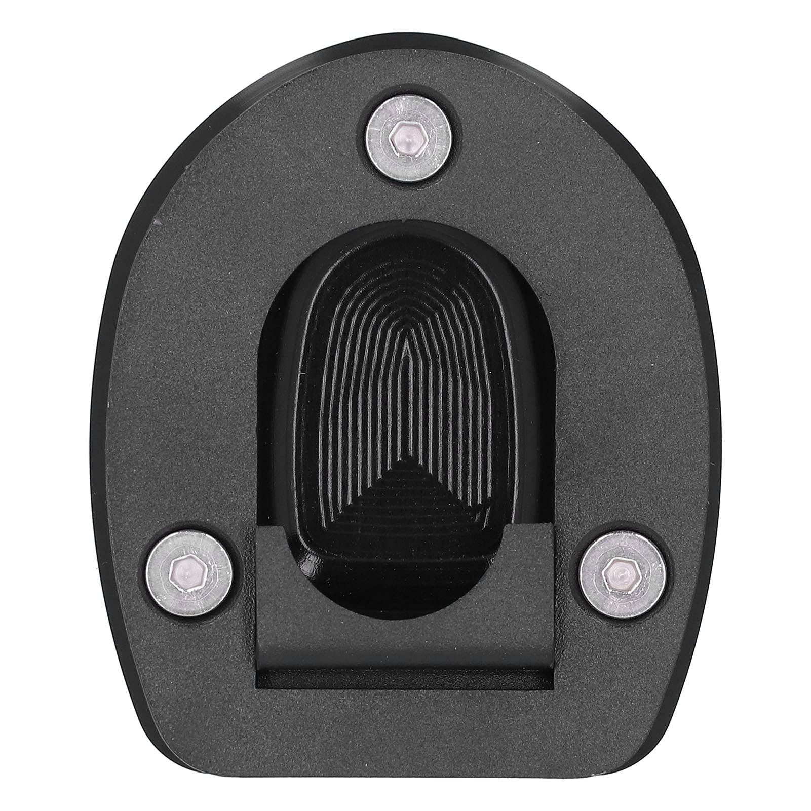 Aramox Motorrad-Ständerpolster Motorrad-Ständerplatte Motorrad-Fußstütze Platte Seitenständer-Vergrößerungsplatte, Side Stand Extender Passend für Vespa GTS 250 300 2013-2019(Schwarz) von Aramox