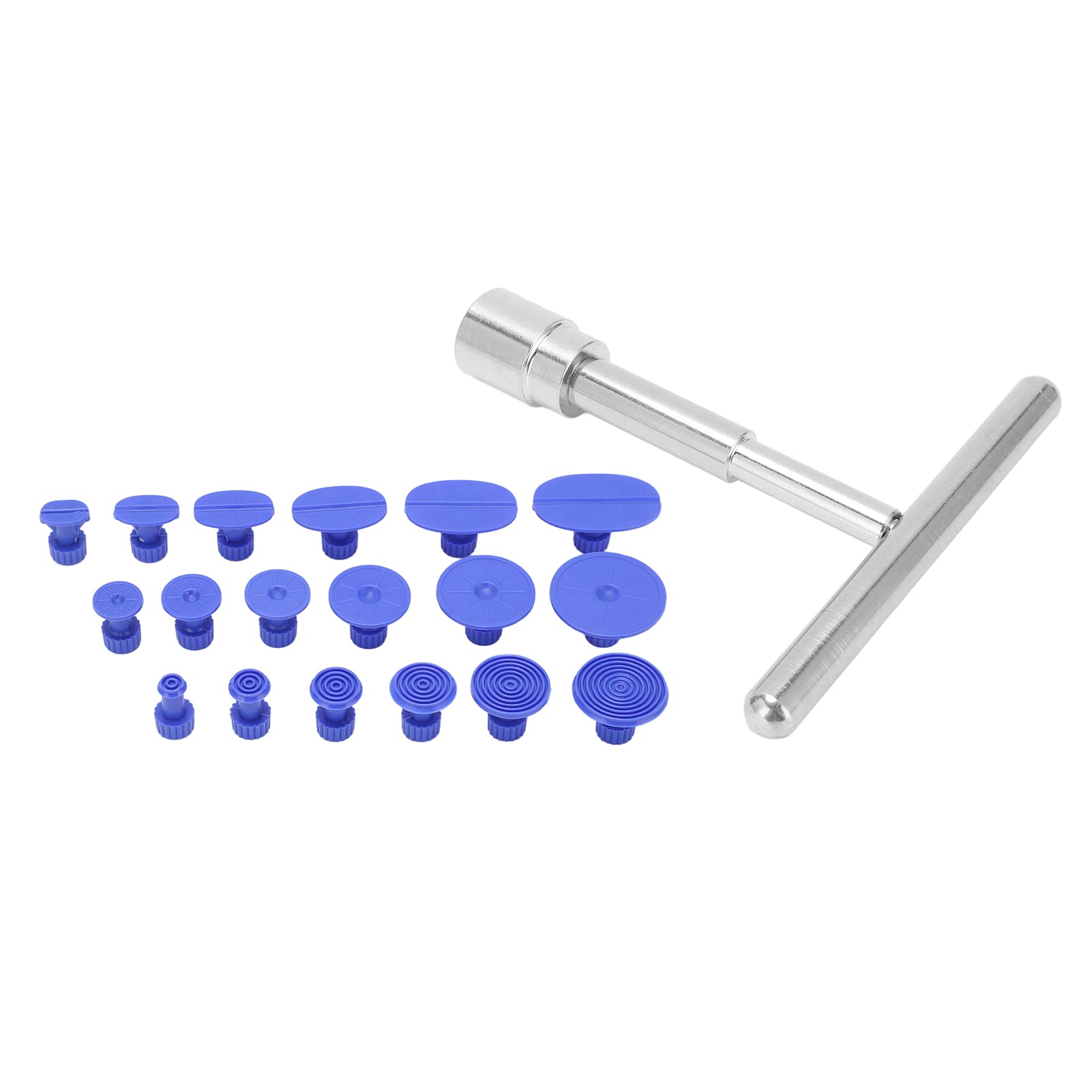 Aramox Paintless Dent Removal Puller T Bar mit 18-teiligem Abziehlaschen-Set, Handwerkzeug Zur Reparatur von Karosserieschäden, Auto-Dellenreparatur und Dellenentfernung auf von Aramox