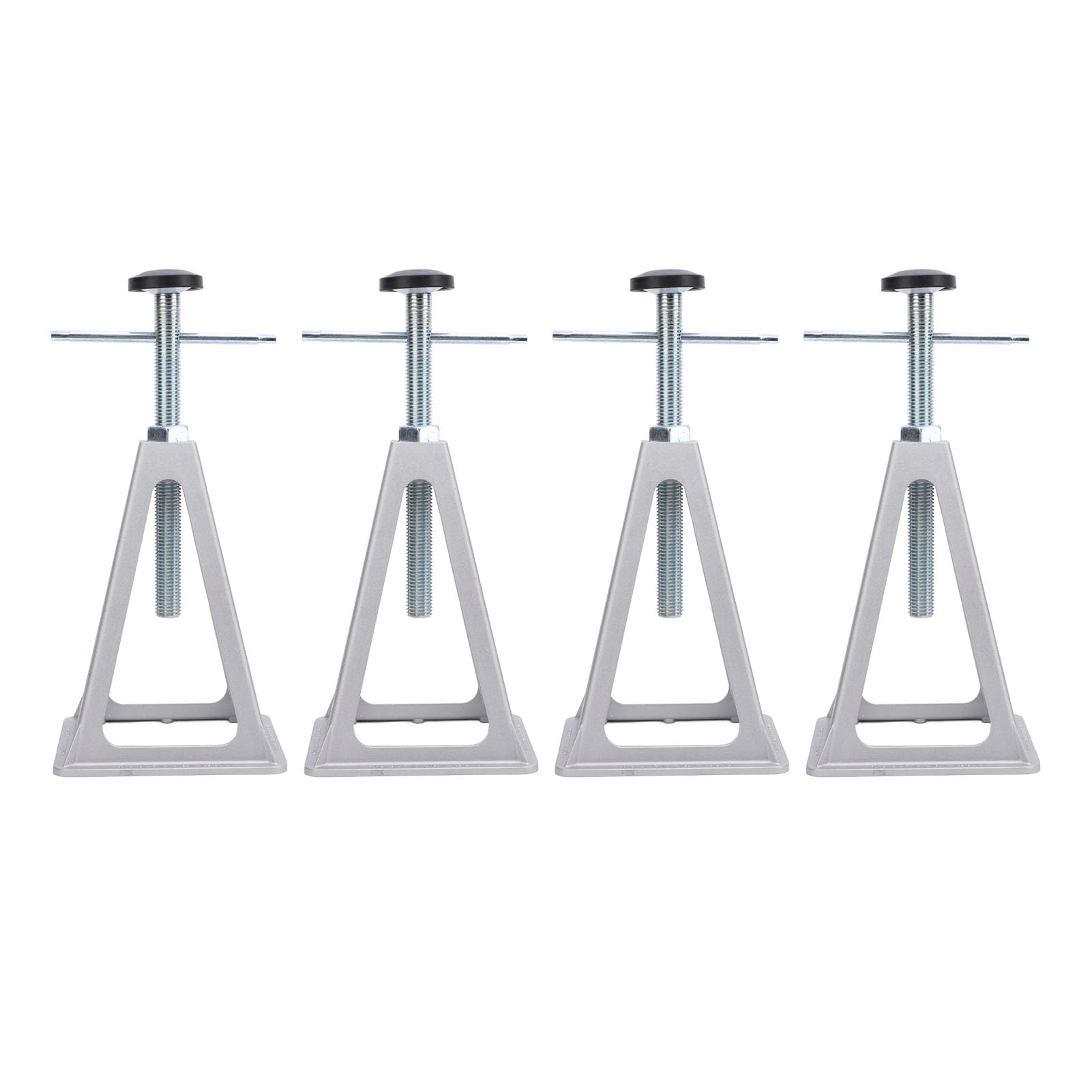 Aramox RV-Leveling-Jacks 4-Pack-Verstellbares Aluminiumstabilisator Jacks für Wohnmobil-, Bis zu 2,7 M, von 28-44 cm, Wohnwagen, Balance und Sichern Sie Ihr Fahrzeug von Aramox