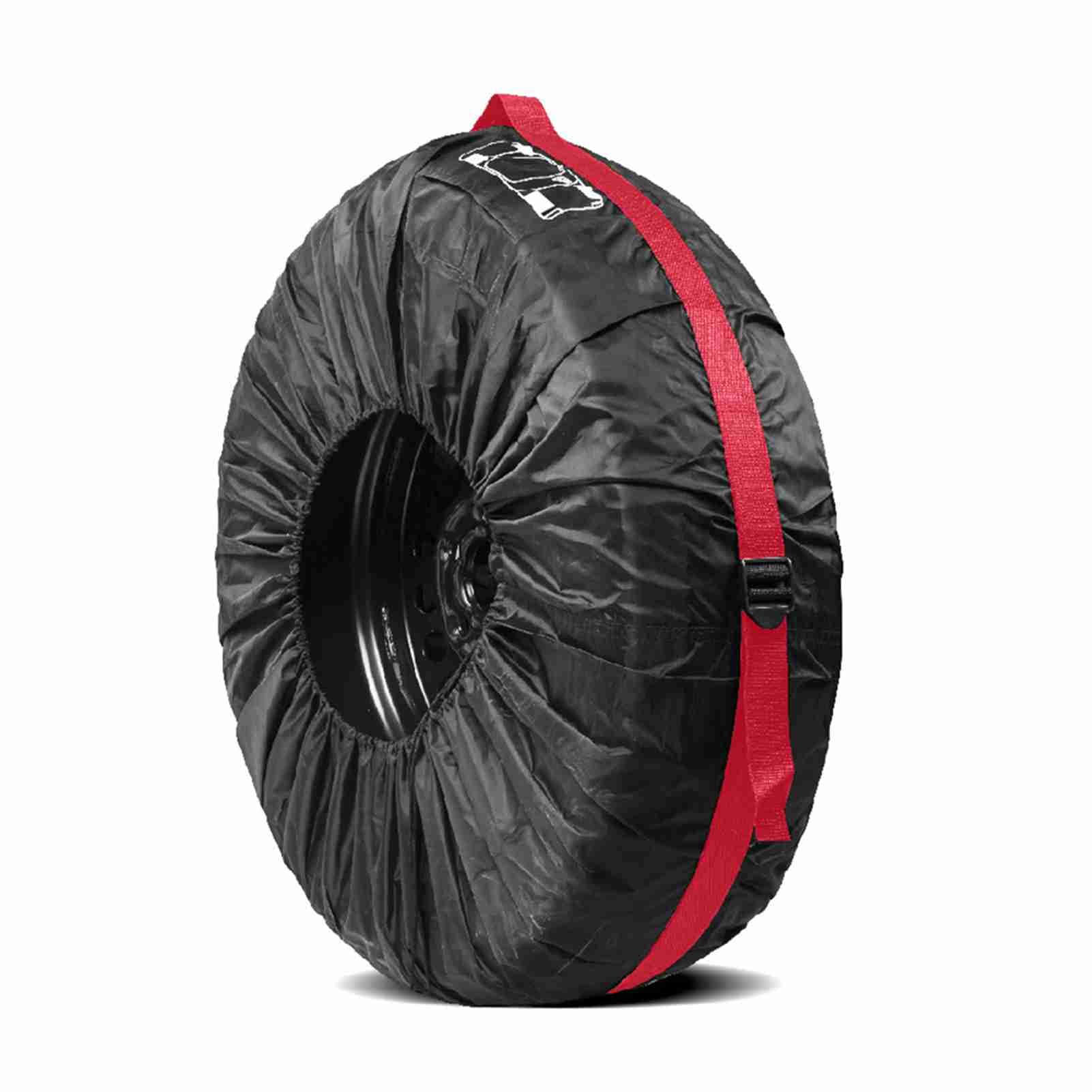 Aramox Reifenabdeckung Tough Tire Wheel Protector Car Resonree Tire Cover Tire Storage Bag für SUVs RVS -Anhänger -Lastwagen (1 Stück Größe s) von Aramox