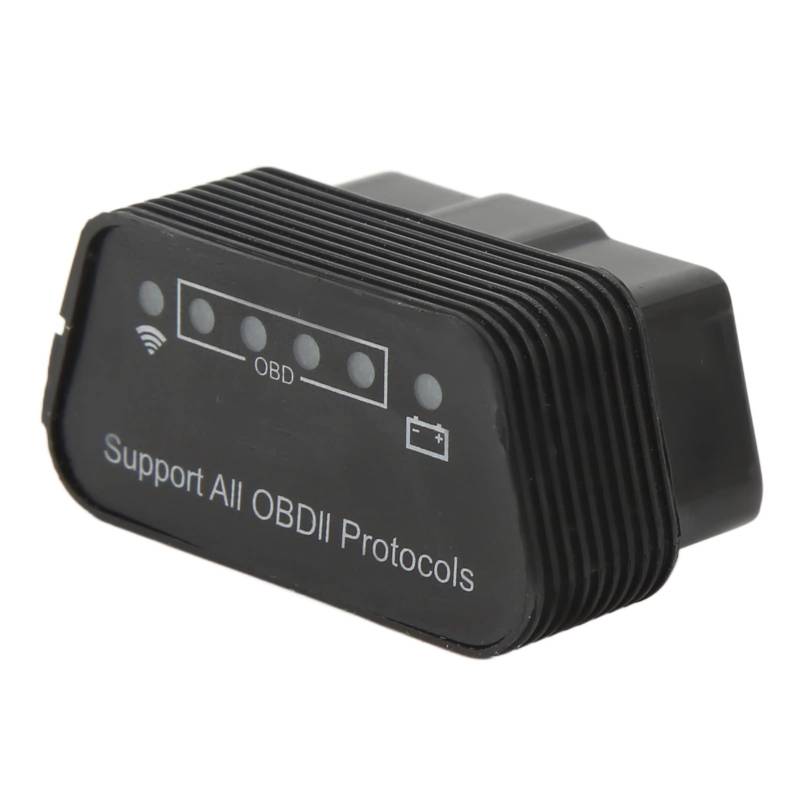 Aramox Schwarzer Gürtel Wifi Elm327 V 1.5 Obd2 Auto Fehler Diagnose Detektor Obd Elm327 Diagnose-Tool von Aramox