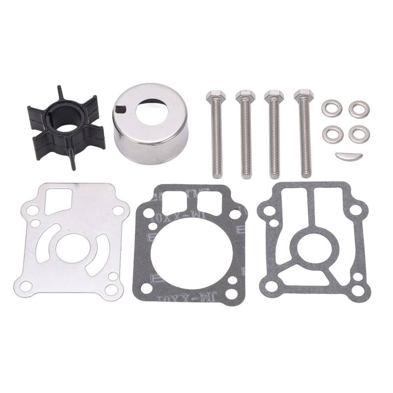 Wasserpumpe Impeller Kit 361-87322-0 Boot Yacht Ersatzteile für Tohatsu Außenborder 2-Takt 25 30 PS Außenbord-Wasserpumpenlaufradsatz von Aramox