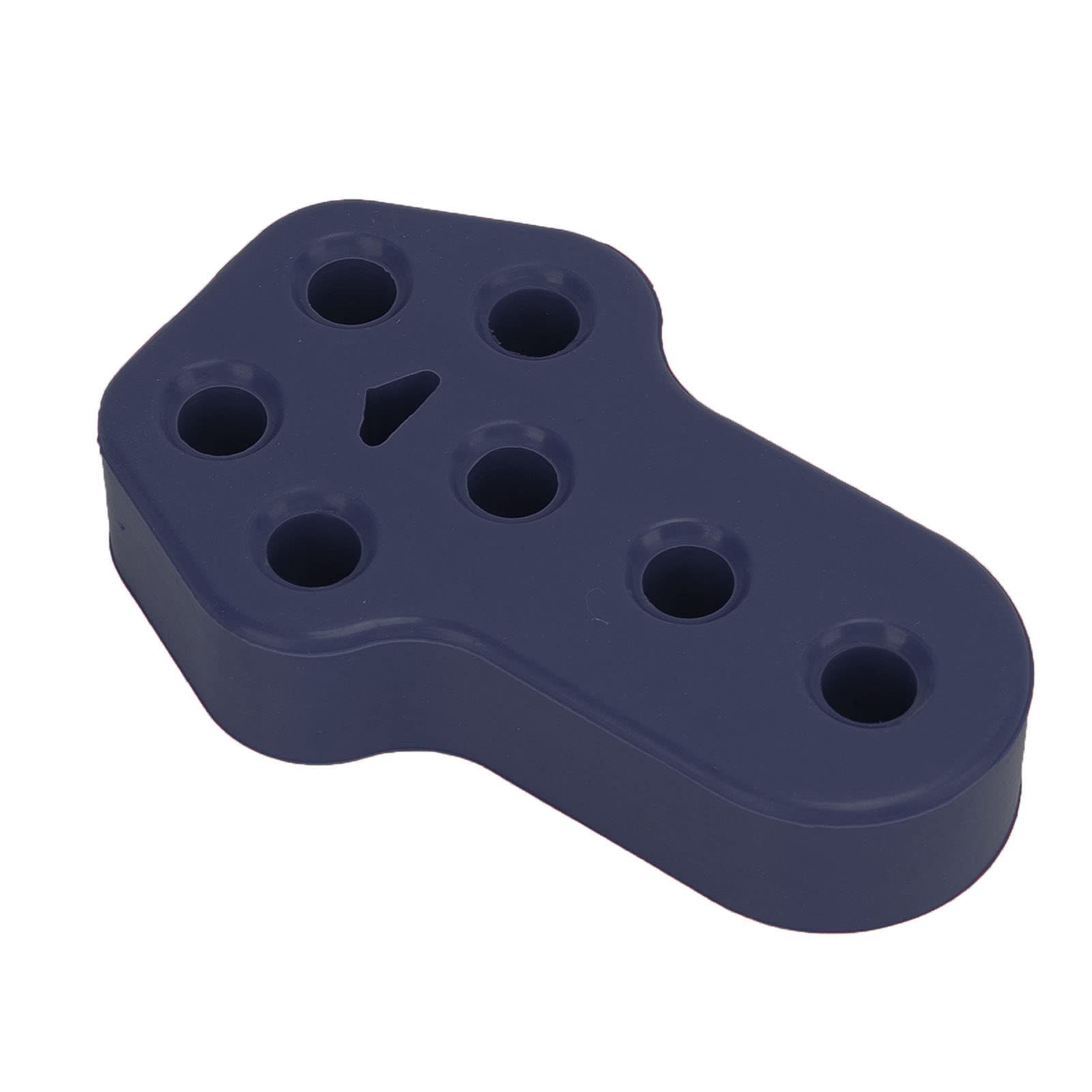 Auspuff-Aufhänger-Buchse, Schalldämpfer-Gummi, Auto-Auspuff-Aufhänger, Buchse, Schalldämpfer, Gummi-Isolator-Halterung, Universell, 7 Löcher, 12 Mm Durchmesser (BLUE) von Aramox