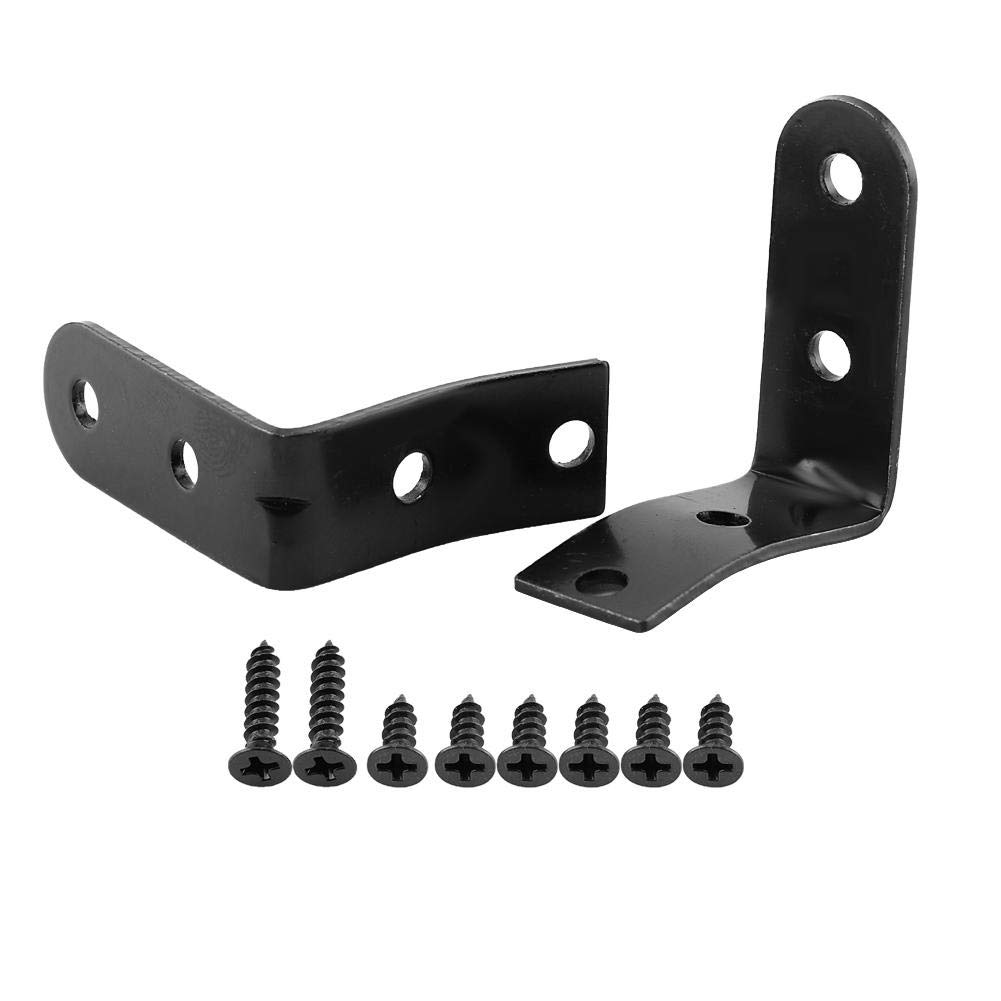 Auto-Handschuhfach Deckel Scharnierhalterung Reparatursatz Schwarz, Eisen Scharnierhalterung Fix Set Ersatz für / B6 B7 8P von Aramox