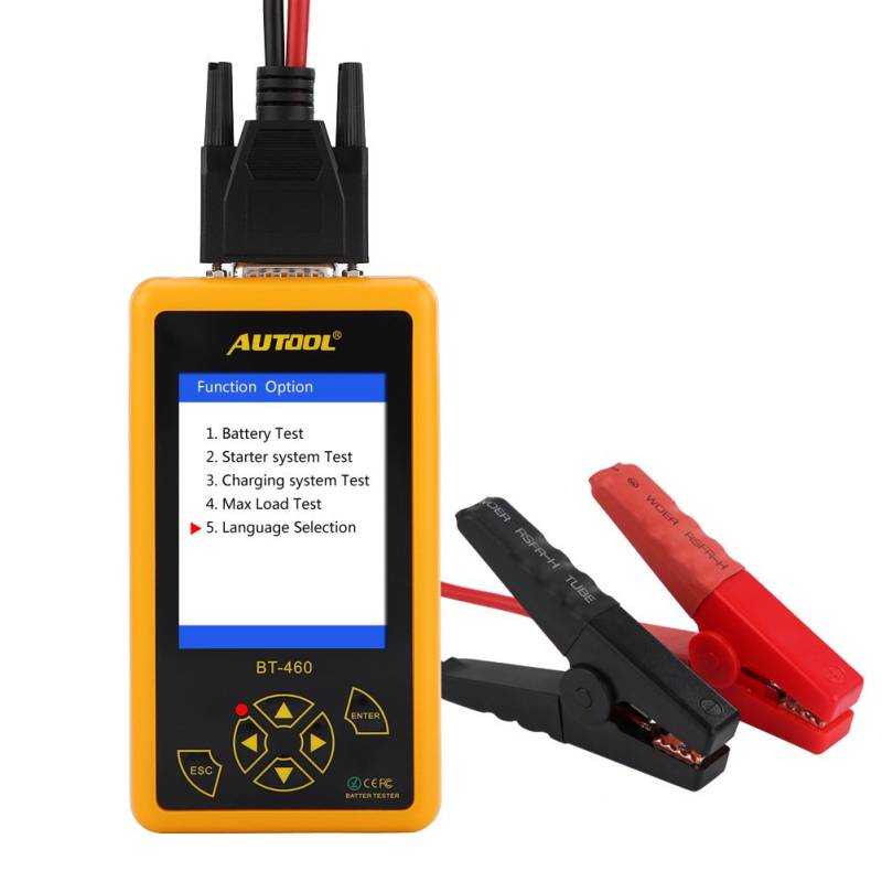 Batterietester 4 Zoll Autobatterie Tester, Batterie Belastungstest Testgerät TFT Bunte Display Autobatterie Tester Analyzer für 12 V Fahrzeug 24 V Heavy Duty Lkw von Aramox