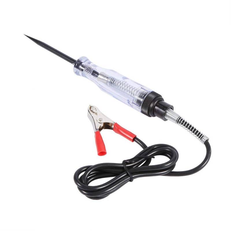 Elektrische Spannung Circuit Tester Volt Tester, Auto Spannungsprüfer 6V 12V 24V DC Auto LKW Spannung Stromkreisprüfvorrichtung für Niederspannungssysteme, Sicherung, Schalter, Drähte von Aramox