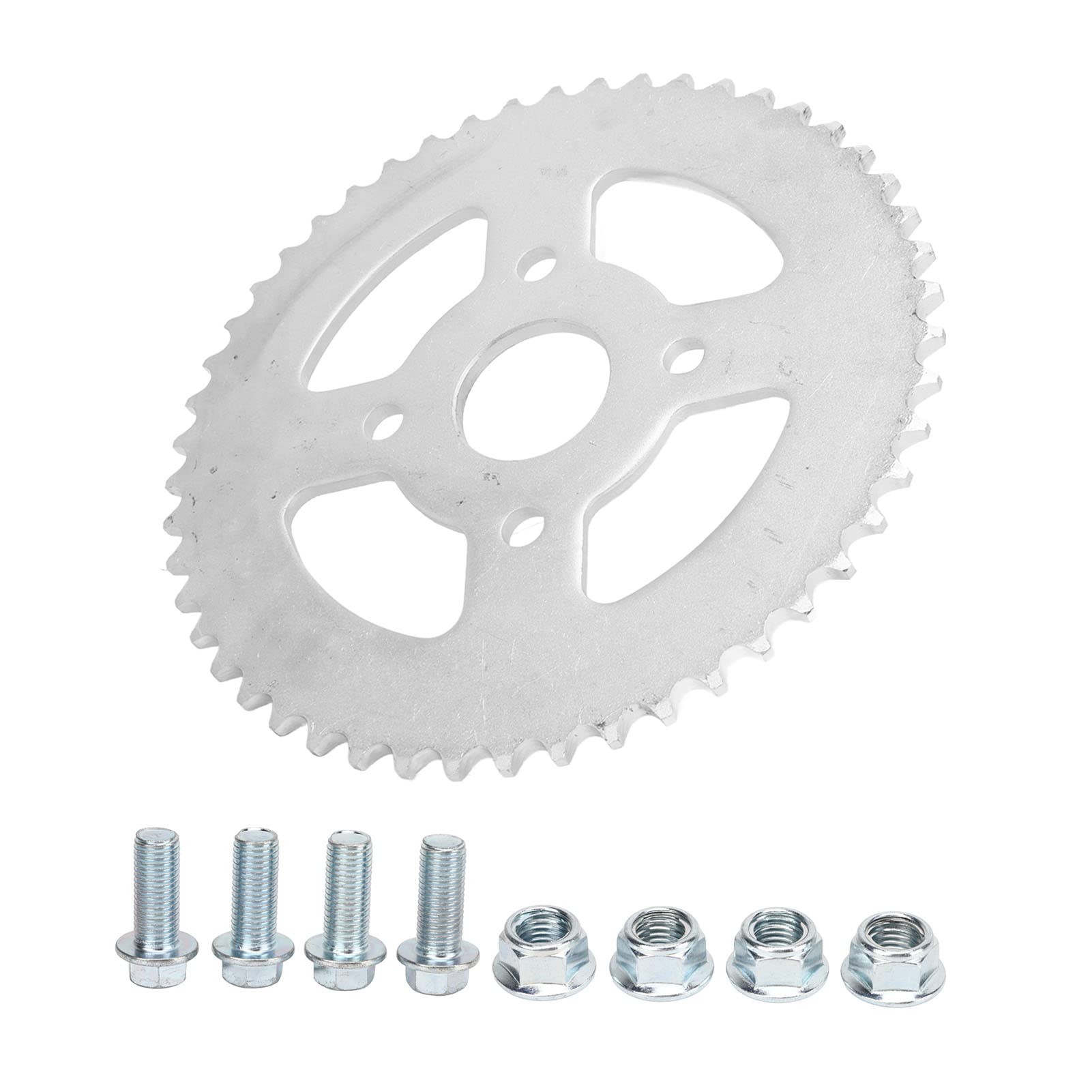 Hinteres Kettenrad, 40 Mm, 420-Kette, Hinteres Kettenrad, 50 Zähne, Metall, Ersatz für Bt200x Ct200u Mini-Fahrrad von Aramox