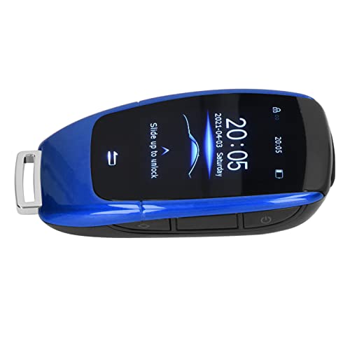 Keyless Entry Autoschlüssel Universal TK900 LCD Touchscreen Smart Key Remote Keyless Entry für Modelle mit Start-Stopp-Motortaste (Blau) von Aramox