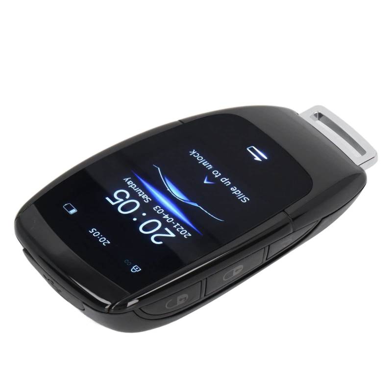 Keyless Entry Autoschlüssel Universal TK900 LCD Touchscreen Smart Key Remote Keyless Entry für Modelle mit Start-Stopp-Motortaste (Schwarz) von Aramox