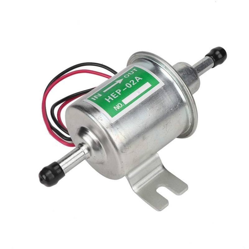 Kraftstoffpumpe Elektrische benzinpumpe ölpumpe elektrisch Inline-Kraftstoffpumpe, Universal 24V Auto Boot Elektrische Kraftstoffpumpe Inline-Filter Benzin Ersatz(Splitter) von Aramox