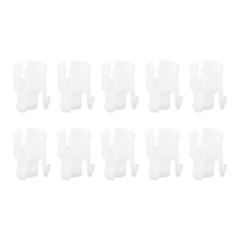 Kupplungs -Master -Zylinderclips, 10pcs Kunststoff -Clips -Ersatz für Elysee Celysee C2 C3 C4 C5 C6 9676534480 mit Premium -Kunststofffestigkeit (WHITE) von Aramox