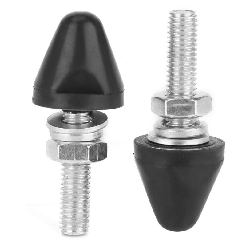 Motorhaubenposition Kegel, Eisen und Gummi Autoabdeckung Halterung Motorhaube Position Kegel Reifen Zubeh?r Stopper für Spitfire/Herald/GT6, Schwarz von Aramox