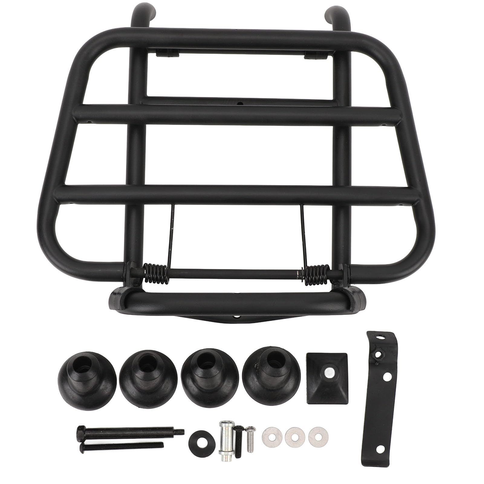 Motorrad -Front -Gepäck -Rack -Halterung, Eisenmaterial Frontfrachthalter Erweiterungsschelf für Primavera 150 Sprint 150 Alle Jahre (Black) von Aramox