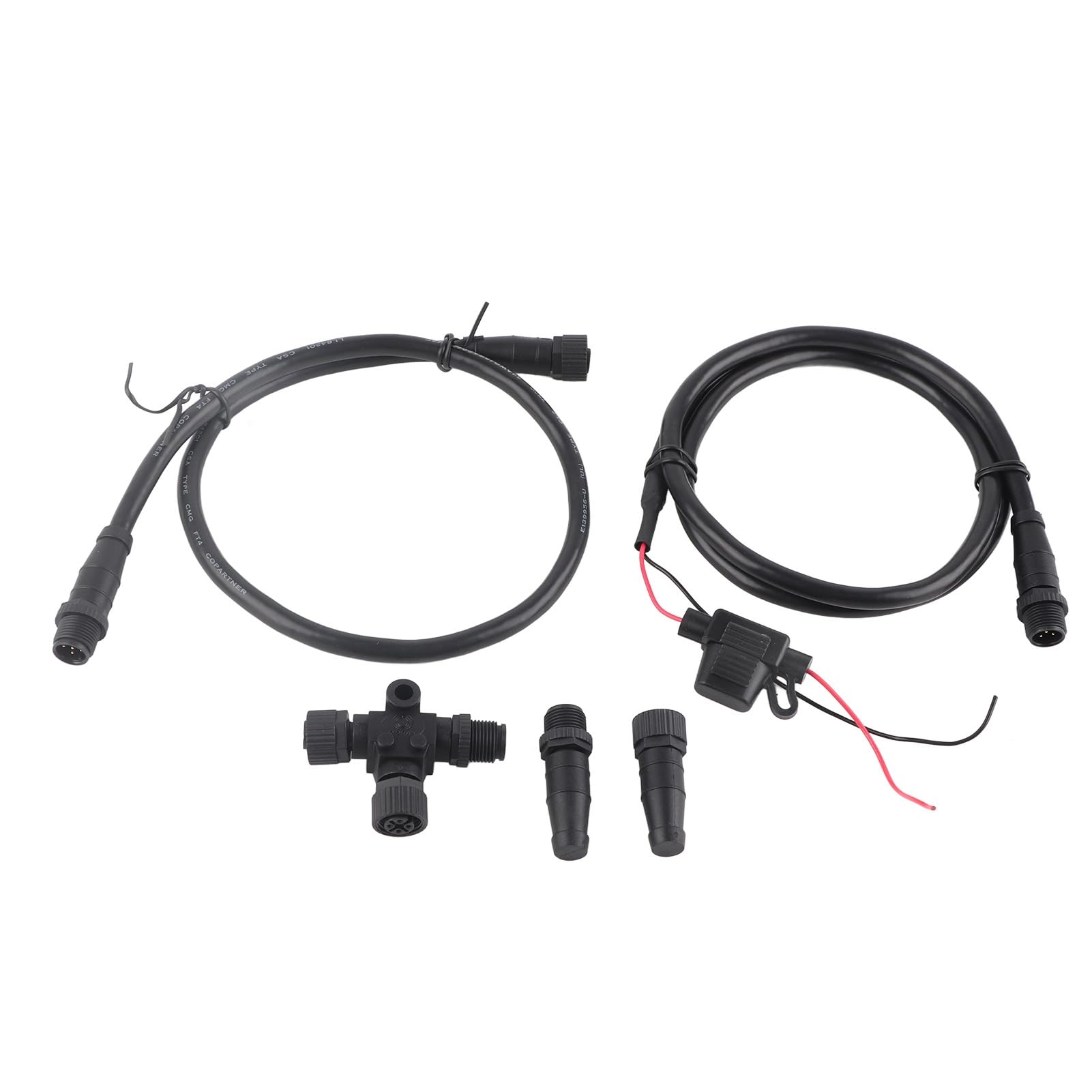 NMEA 2000 Starter Kit, 1m Marine NMEA Network Starter Kit, mit 3 Port T Connector Adapter und Männlichem Widerstand, für Simrad Networks von Aramox