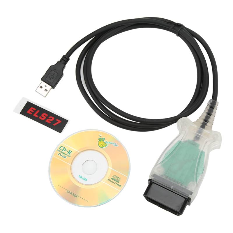 OBD Diagnoseadapter OBD2 Diagnosekabel für ELS27 Verschleißfester Scanadapter Ersatz für Focus CMax Mondeo von Aramox