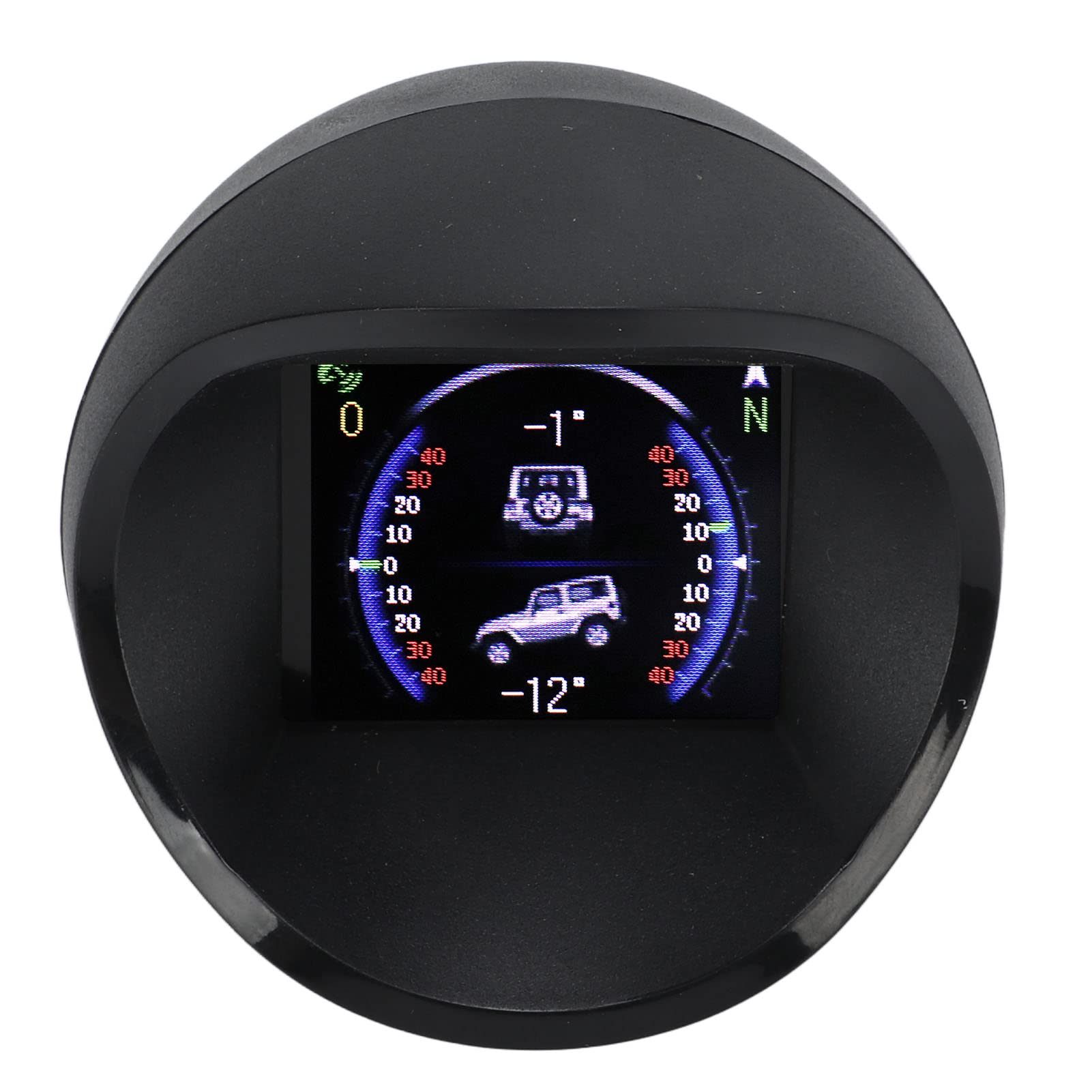 OBD2-HUD-Display, Digitaler HUD-OBD2-GPS-Modus mit Neigungsmesser, Kompass, Geschwindigkeit, Drehzahl, Warnfunktion, Universell für Autos, SUVs, Wohnmobile von Aramox