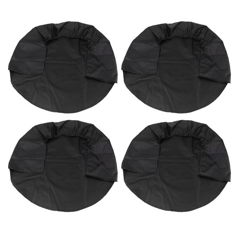 Radabdeckung, Radabdeckung Reifenabdeckung 4pcs 32 Zoll Radreifenabdeckungen Radschutzabdeckungen für Wohnmobile, LKW, Auto, Wohnwagen, Anhänger oder andere Automodelle. (Black) von Aramox