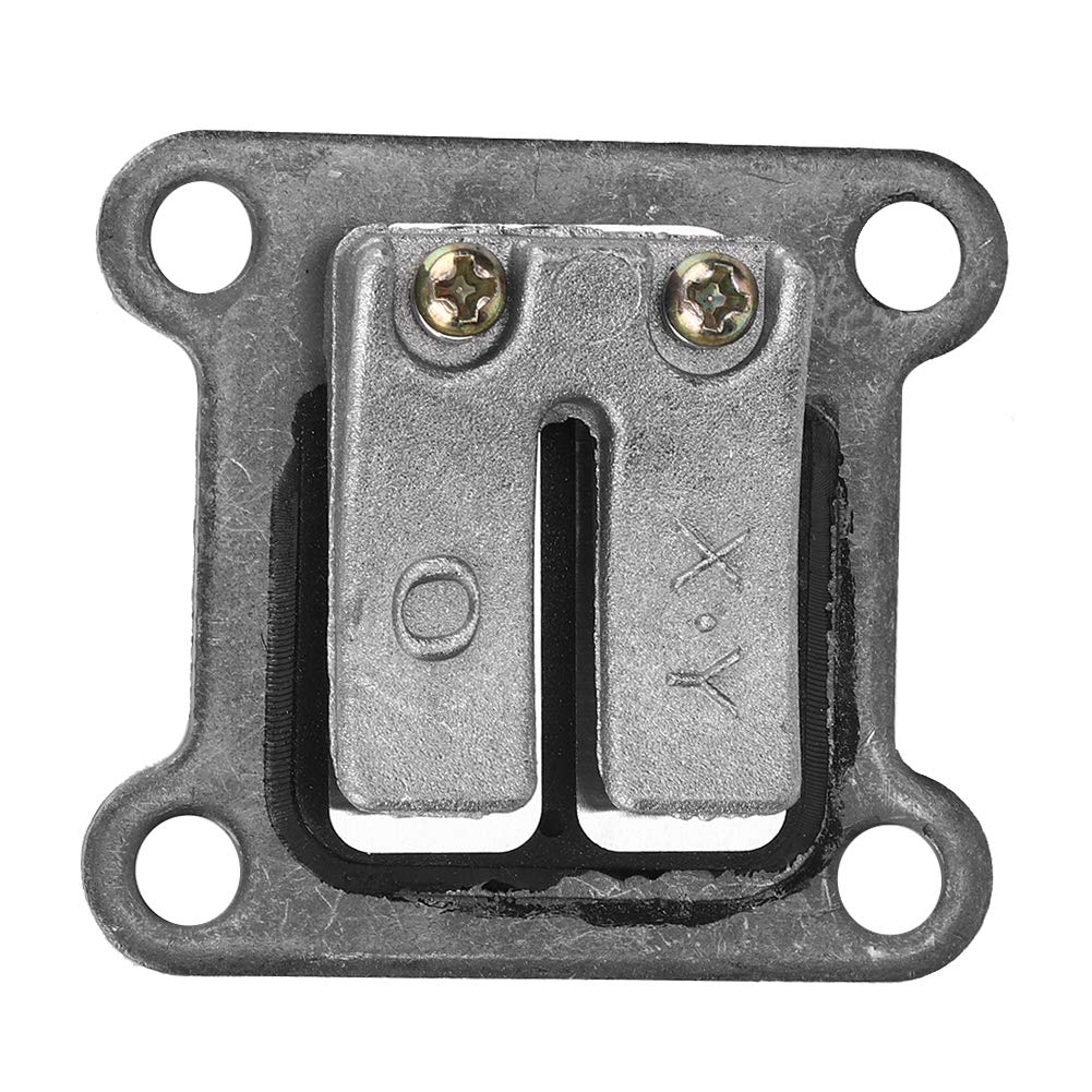 Reed Valve Plate, Reed Valve Block Plate passt für 2-Takt Pocket Motor Bike Mini Moto ATV von Aramox