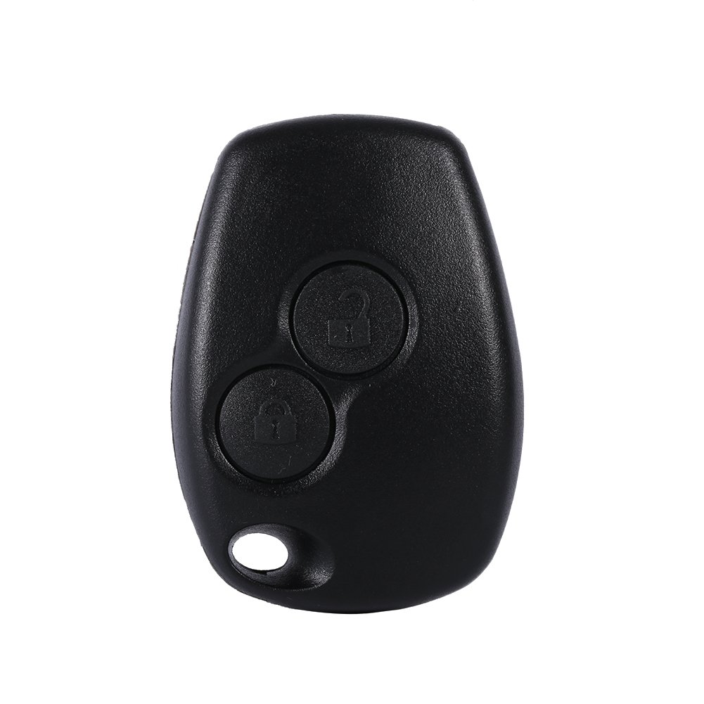 Schlüsseloberteil, ABS Plastikmaterial Fernbedienung 2 Tasten Auto-Auto-Schlüsselanhänger Shell Cover Case von Aramox