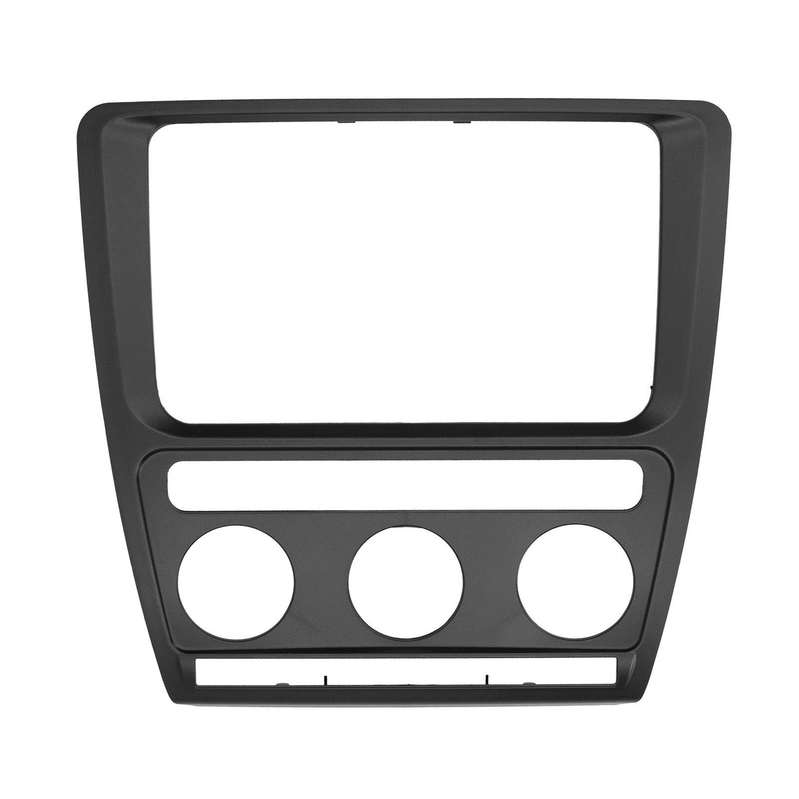 Stereo Radio Fascia Trim, Audio-DVD-Navigations-Gesichtsrahmen mit 2-DIN-Zentralsteuerung GPS-Panel-Rahmen Passend für 2004-2010 von Aramox