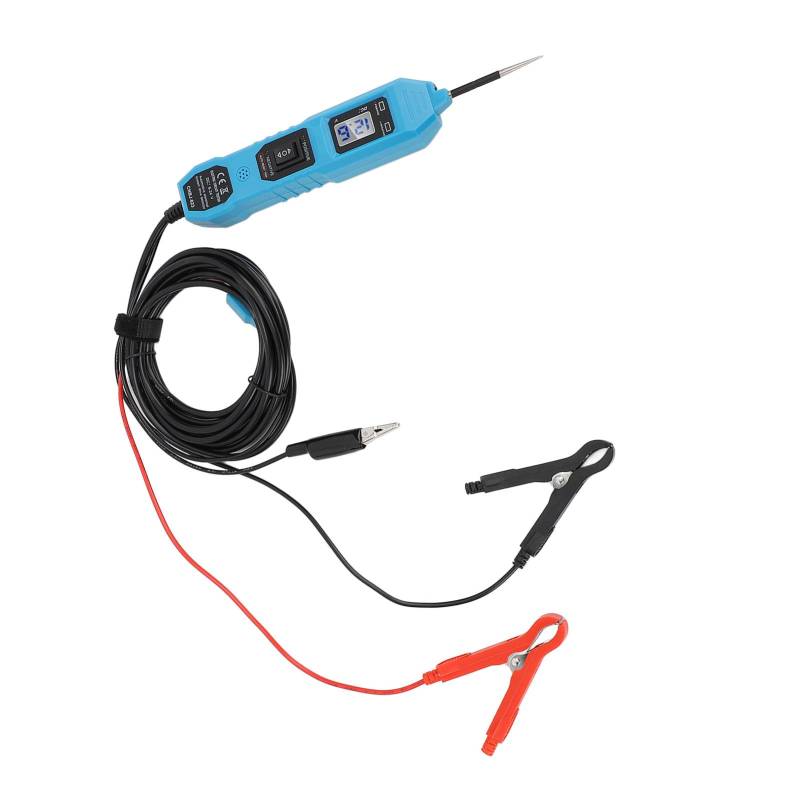 Stromkreissondentester, DC 6-24V Stromkreissondentester Multifunktions-Automobil-Stromkreistester-Diagnosetool mit Frontlicht für PKW-LKW von Aramox