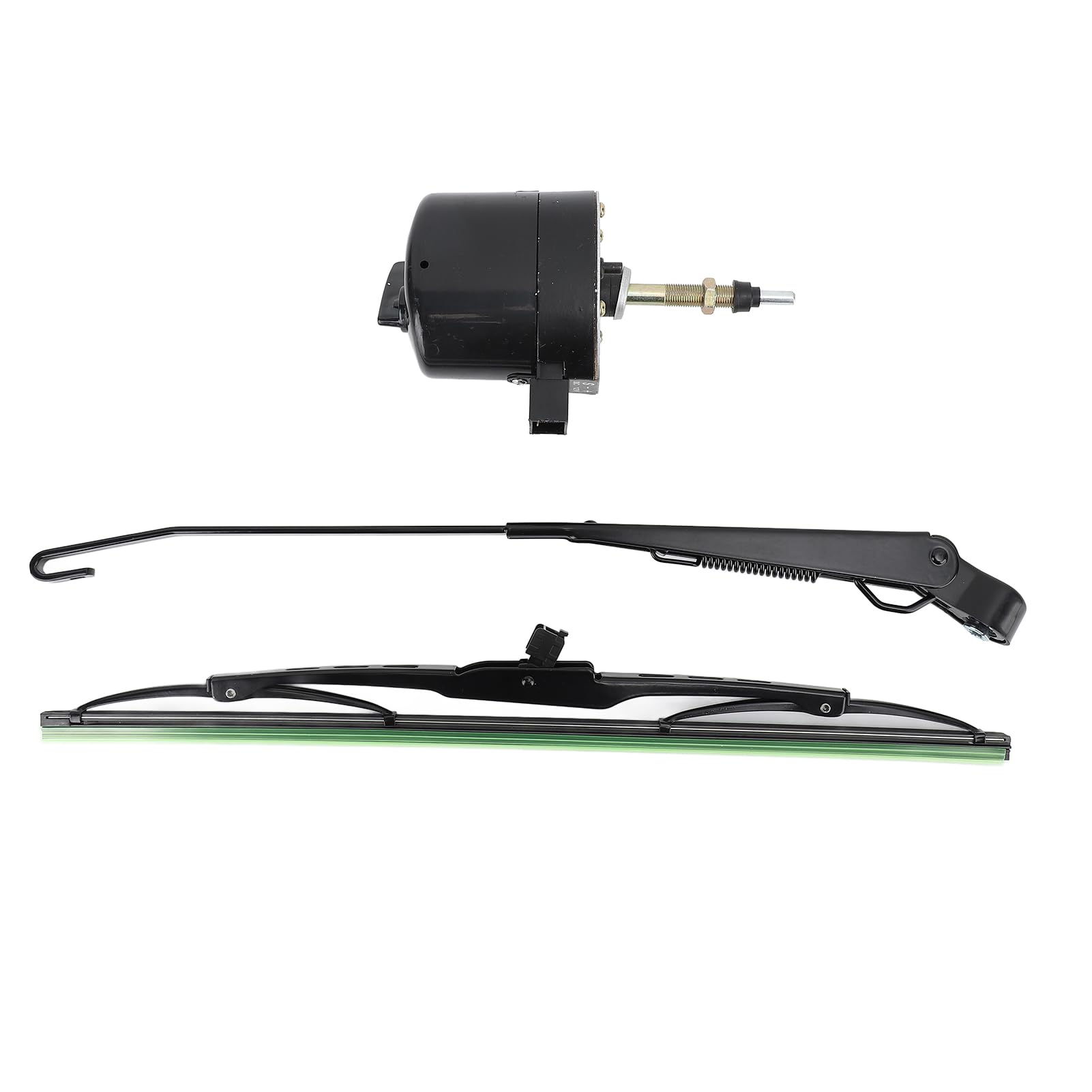 Wischerblätter Motor Satz, ABS Scheibenwischermotor Kit 12V Wischermotor Wischerblätter 7731000001 Universal Scheibenwischer Kit Zubehör für Fischerboot ATV UTV von Aramox