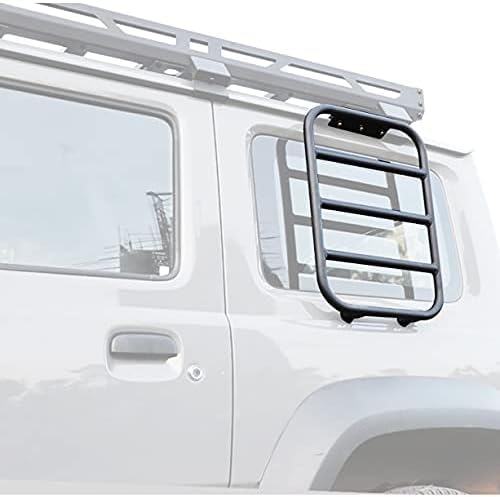 Archaic Heckklappenleiter für Suzuki Jimny Sierra JB64 JB74 2018–2023, Heckleiter Cross Country-Leiter für Jimny, faltbares Kletterpedal (A) von Archaic