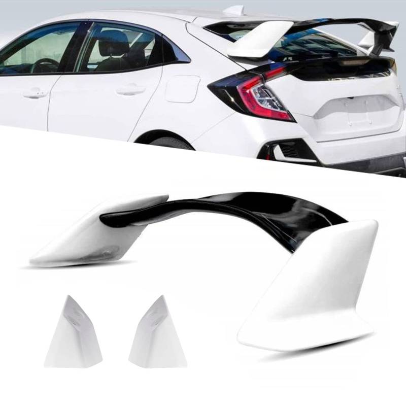 Archaic Heckspoiler für 2016-2021 Honda Civic Hatchback Type-R, Heckspoiler-Lippenflügel für Civic FK7 FK8, JDM-Stil von Archaic