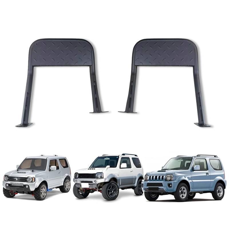 Archaic Seitentrittbrett für Suzuki Jimny JB23 JB33 JB43 1998-2017, Feste Trittbrett-Seitentrittstange, rostfreier Seitentrittschutz, links rechts, 2-teiliges Set von Archaic