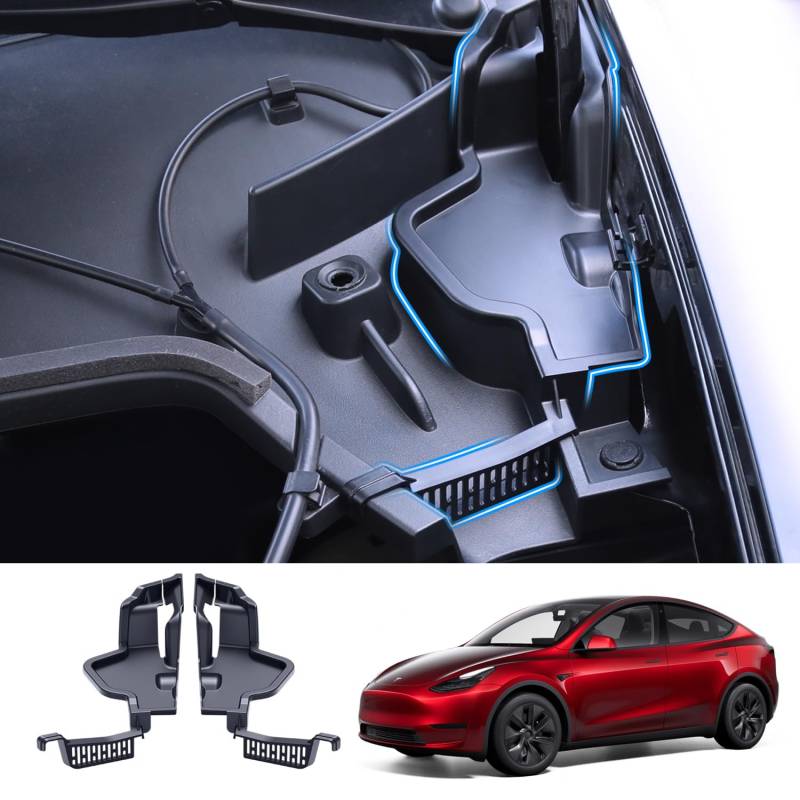 Arcoche Hood Water Barrier Box für Tesla Model Y Wasserführungsgitter Einsätze Model Y Zubehör 2024 2023 2022 2021 2020 von Arcoche