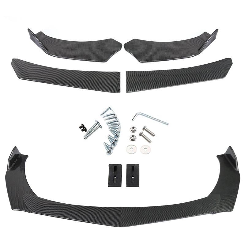 Auto Frontlippe Universal Frontstoßstange Automobile Lippe, Frontspoiler Lippe Auto Frontlippe, Auto Front Spoiler Lippenabdeckung Dekor von Ardorman