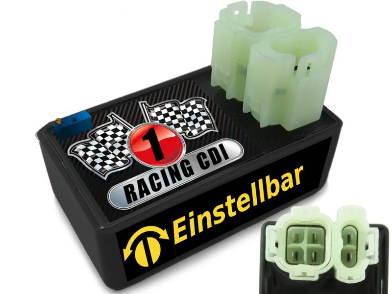 EINSTELLBARE Racing CDI (AC) kompatibel mit Nova Motors GT4, Cityy Star, Retro Star, Grace, Retro Cruiser (50ccm/4Takt) von Area Longboard