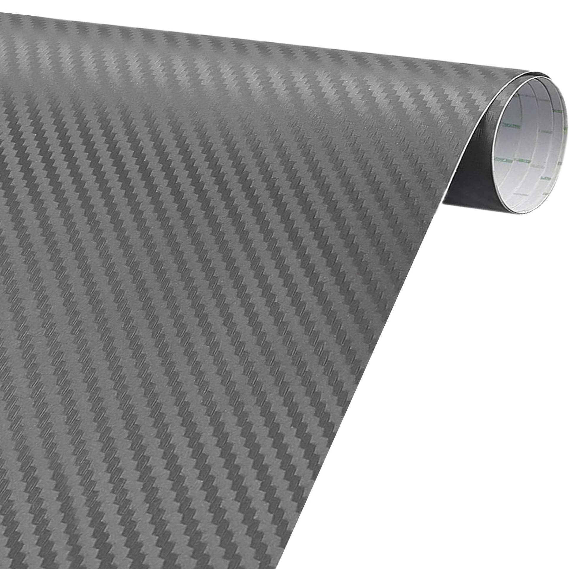 Arespark Carbon Folie, Selbstklebend Autofolie aus Vinyl, Auto Schutz Carbon Folie (Grau, 150 * 30cm) von Arespark