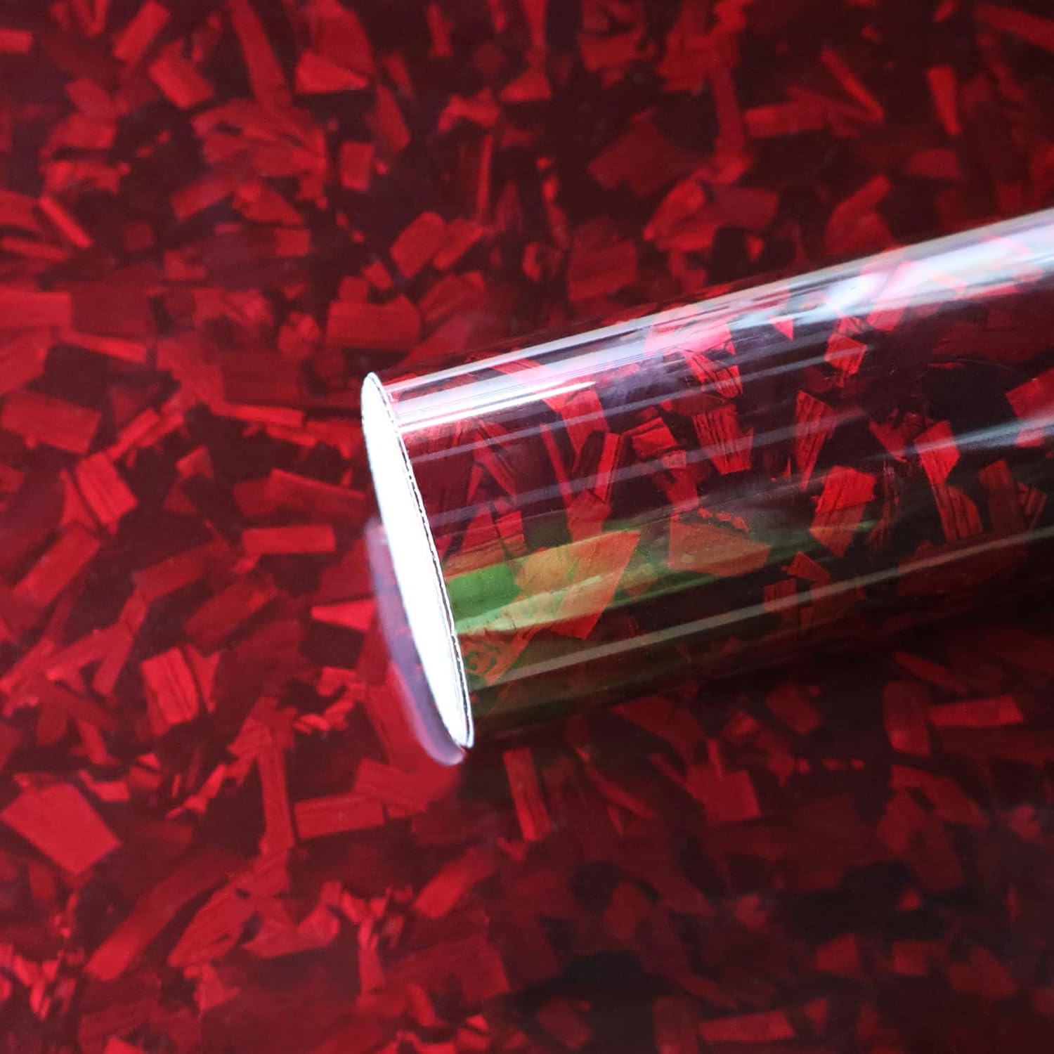 Arespark Carbon Folie Forge, Selbstklebend Autofolie aus Vinyl, Auto Schutz Carbon Folie,150 * 30cm (Rot) von Arespark