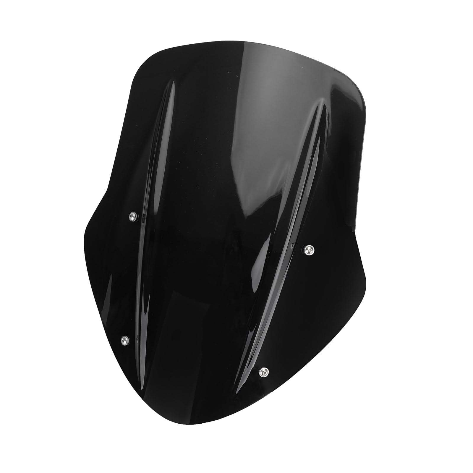 Areyourshop 1x Windshield Windscreen Wind Defector Protection Fit for Ducati Diavel 14-18 Black von Areyourshop