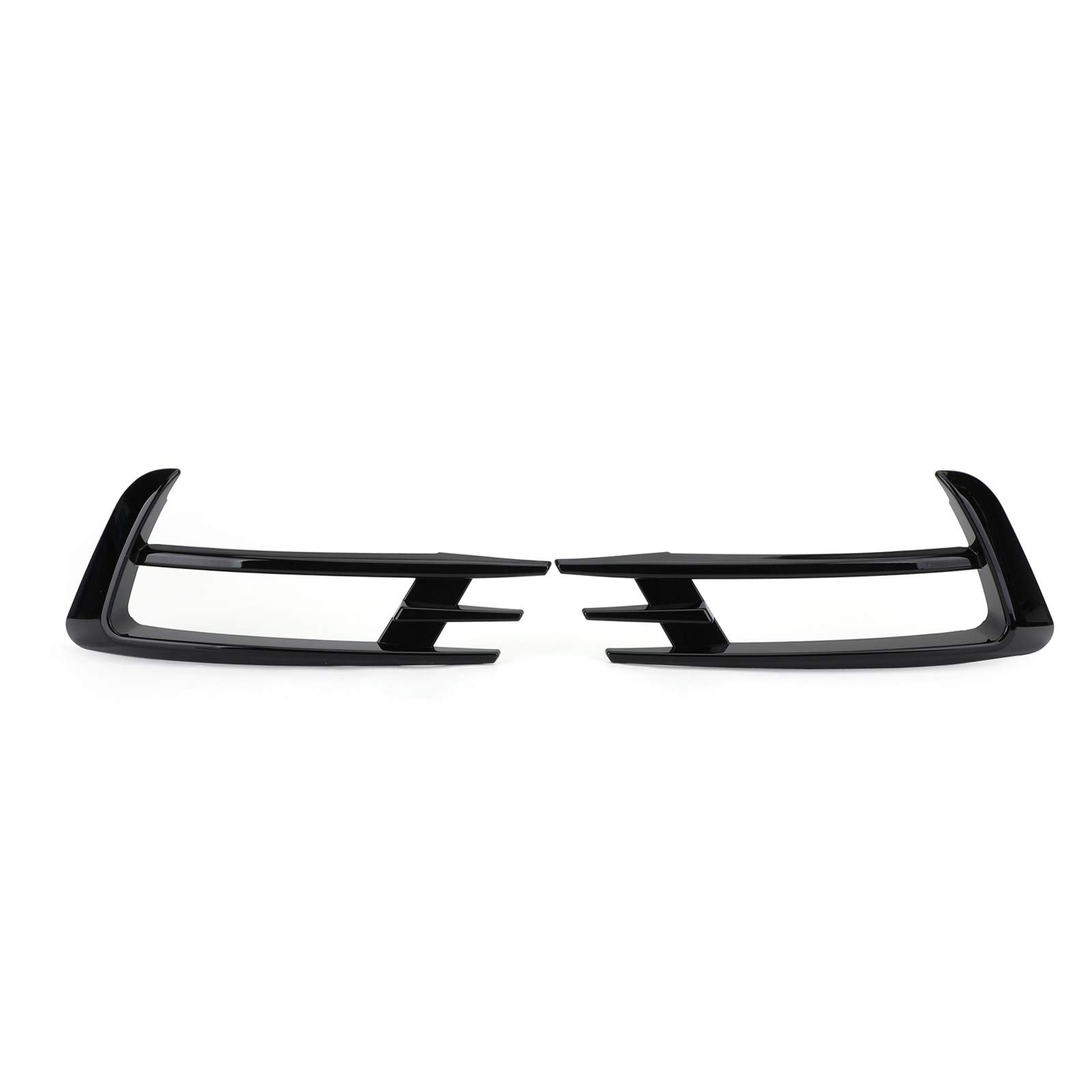 Areyourshop 2PCS Black Front Fog Light Lamp Eyebrow Cover Trim Fit for VW Golf 7 MK7 2014-2017 von Areyourshop