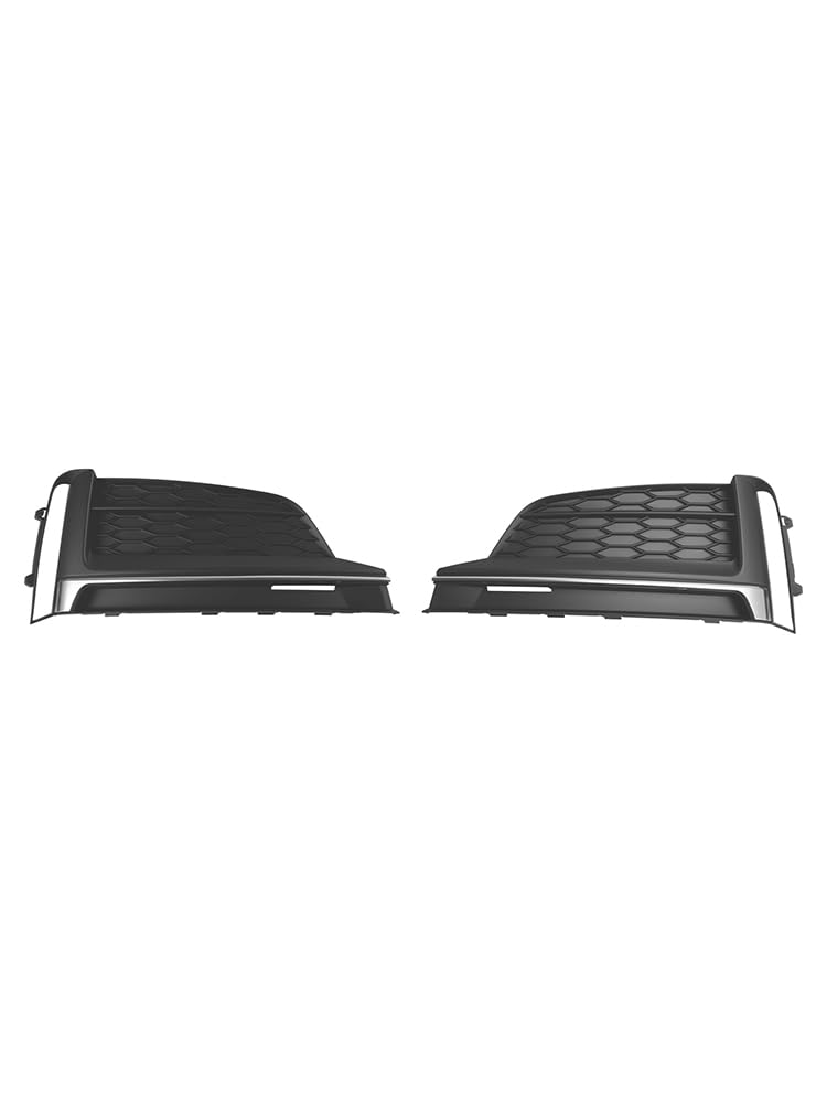 Areyourshop 2PCS Front Bumper Fog Light Grille Cover Trim Fit for Audi A5 S-Line S5 2018-2019 von Areyourshop