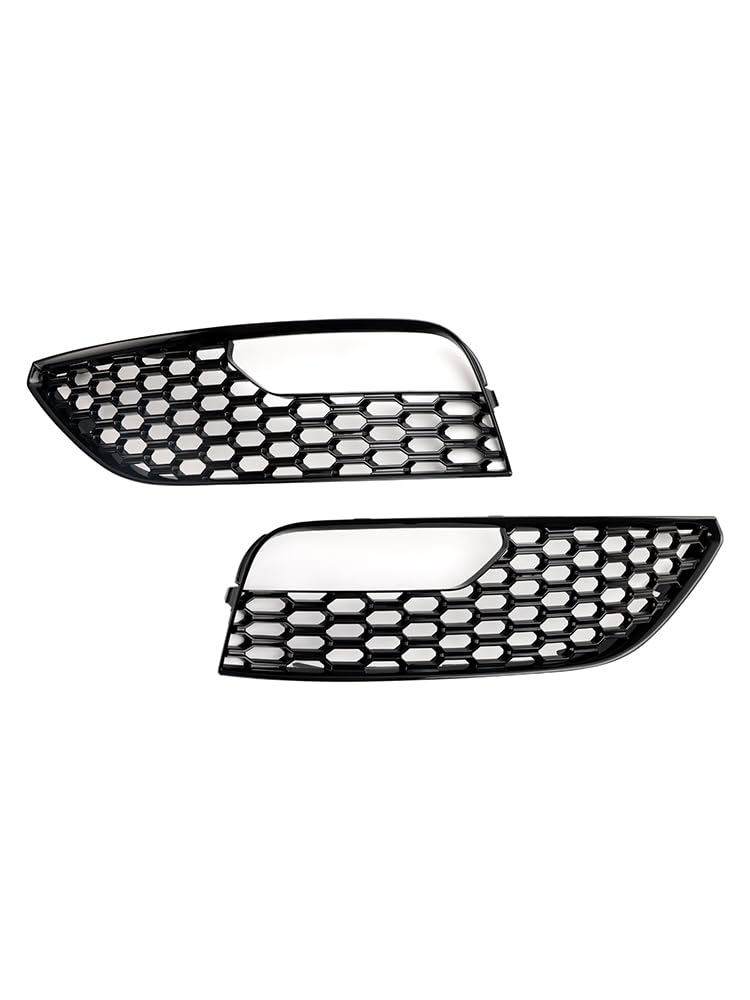 Areyourshop 2PCS Front Bumper Fog Light Surround Cover Grille Fit für Audi A3 2012-2016 Mesh von Areyourshop