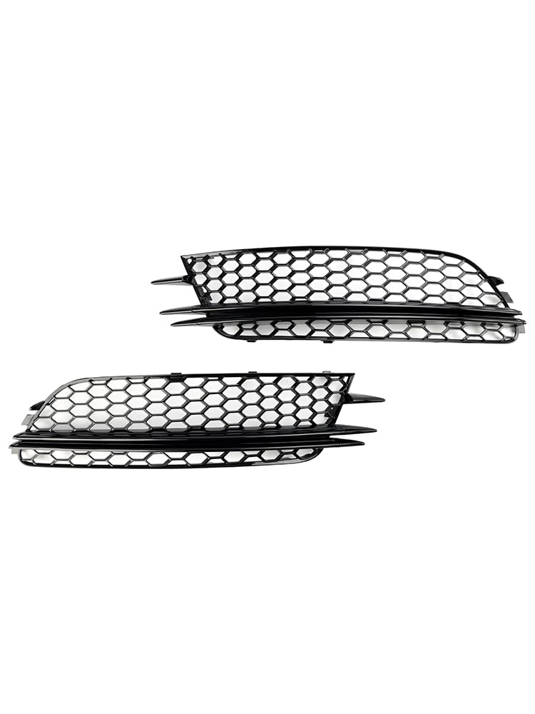 Areyourshop 2PCS Front Fog Light Cover Bezel Bumper Grille Fit für Audi A6 4G C7 2012-2015 von Areyourshop